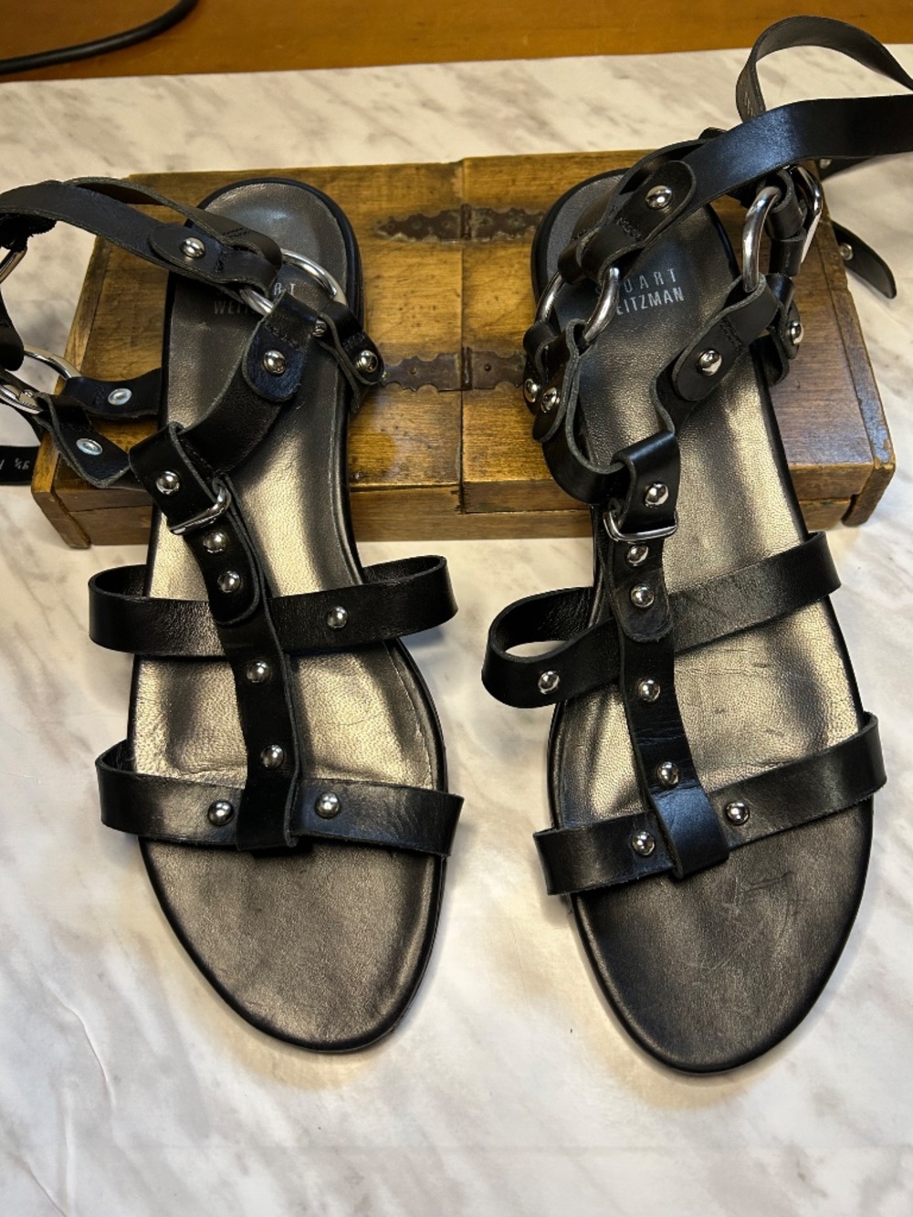 Stuart Weitzman Wrap Sandals